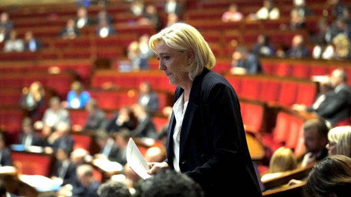 Marine Le Pens parti suverent størst på hemmelig­holdt menings­måling i Frankrike&nbsp;<span>(+)</span>