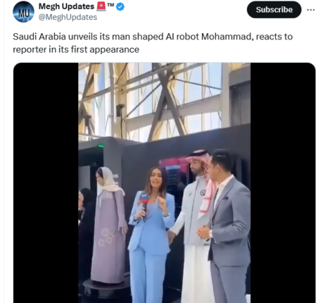 Roboten «Mohammad» tafset på kvinne&nbsp;<span>(+)</span>