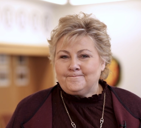 Erna Solberg forsøker å ønske god påske&nbsp;<span>(+)</span>