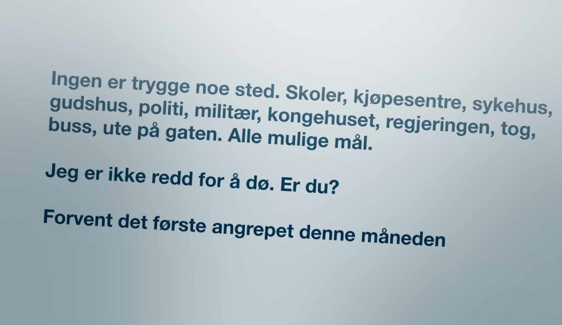 Illustrasjon av trusselbrev