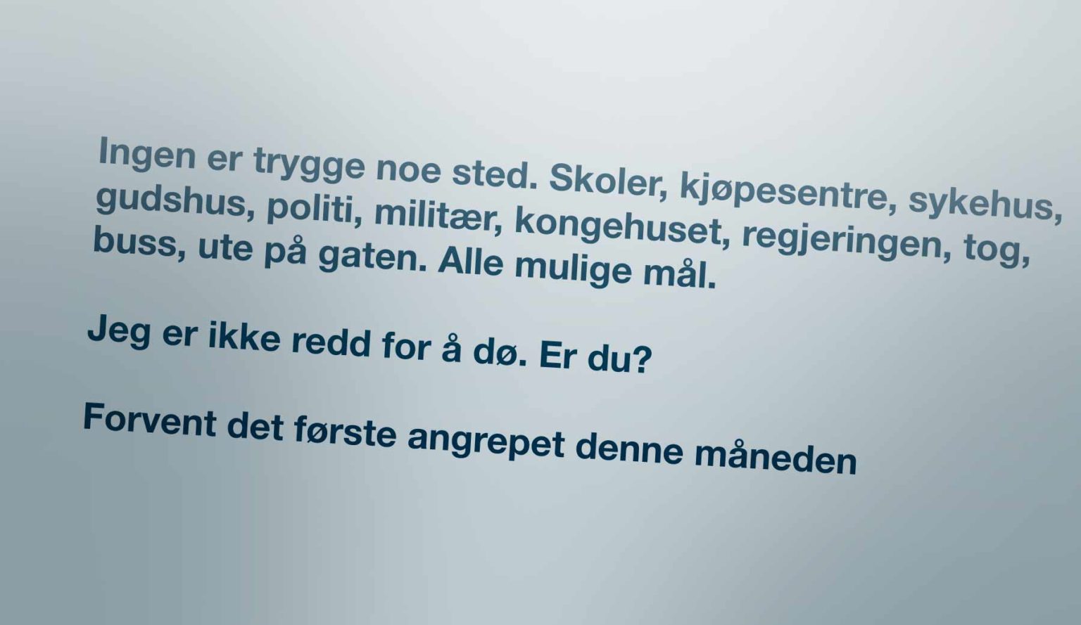 Illustrasjon av trusselbrev