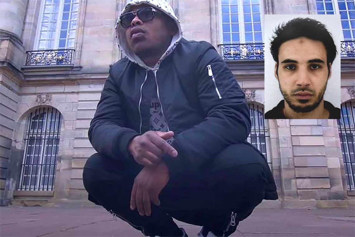 Audrey Mondjehi og Cherif Chekatt