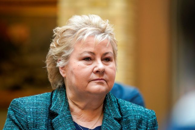 Erna Solberg fordømmer Irans angrep på Israel&nbsp;<span>(+)</span>