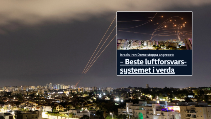 Faktisk.no: Nei, Iron Dome stoppet ikke angrepet fra Iran&nbsp;<span>(+)</span>