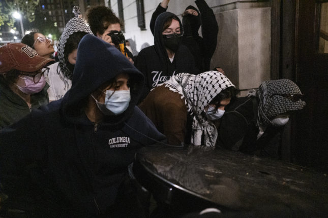 Gaza-protester går over i okkupasjons&shy;modus&nbsp;<span>(+)</span>