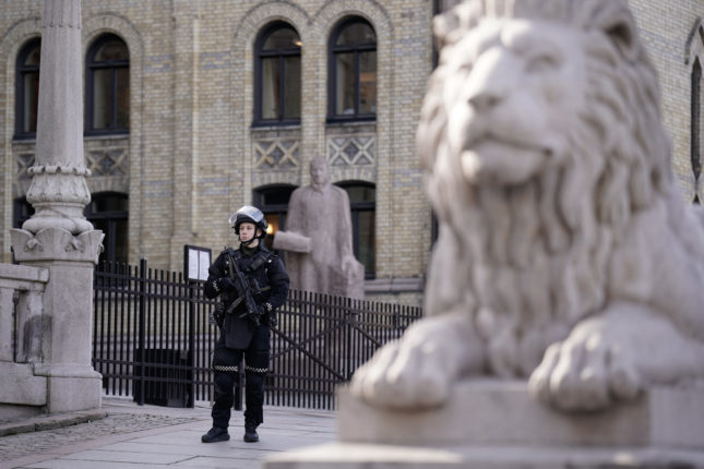 To bombetrusler mot Stortinget, den andre ble tatt alvorlig&nbsp;<span>(+)</span>