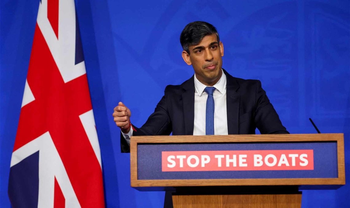 Den britiske statsminister Rishi Sunak