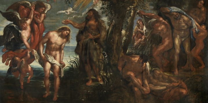 Jesu dåp i Jordan (c. 1605?).&nbsp;<span>(+)</span>