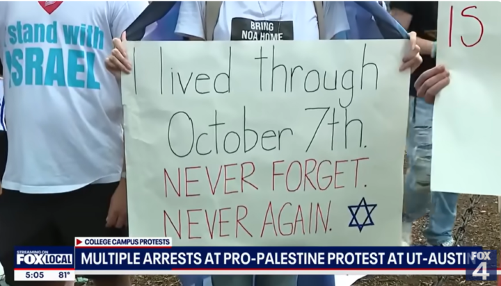 Anti-israelsk demonstrasjon i Texas ble stanset av politiet&nbsp;<span>(+)</span>