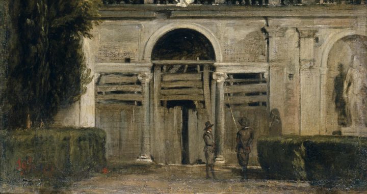 Fra  Villa Médicis hage i Roma (c.1630).&nbsp;<span>(+)</span>