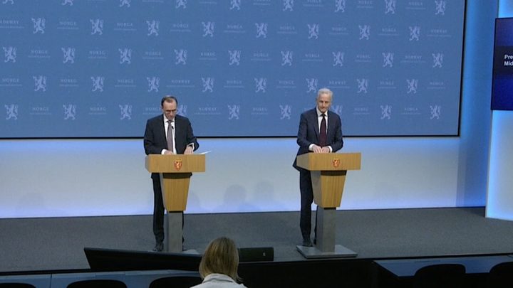 Støre: – Norge anerkjenner Palestina som stat&nbsp;<span>(+)</span>