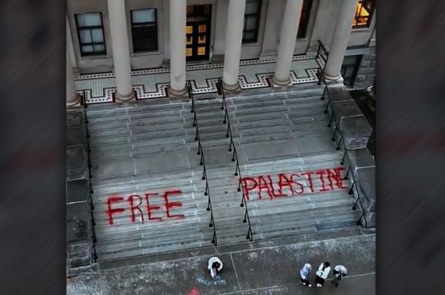 Idioter mot Israel: «Free Palastine»&nbsp;<span>(+)</span>