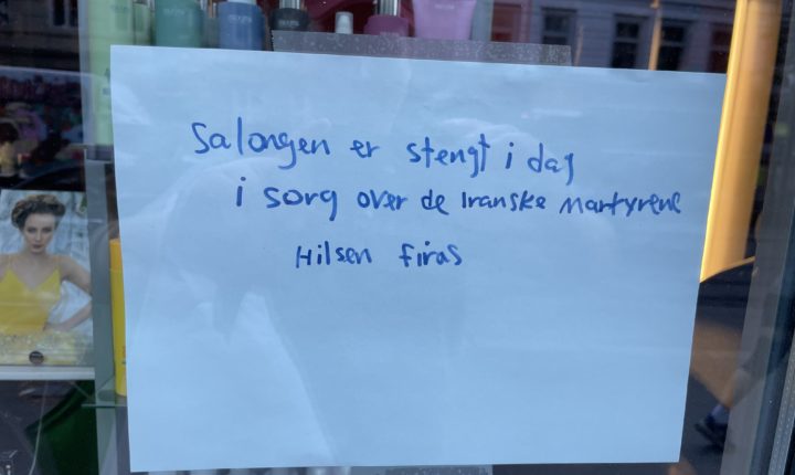Frisørsalong i Oslo på linje med den norske regjeringen: ja til voldelig islam