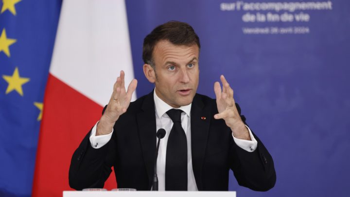Macron snakker igjen om å sende tropper til Ukraina&nbsp;<span>(+)</span>