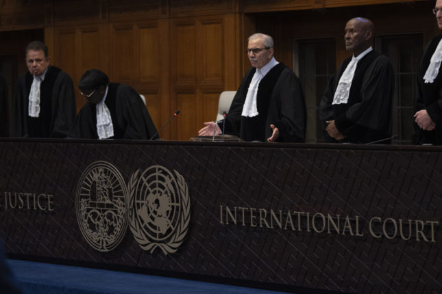 FN-domstolen beordrer stans i Israels angrep på Rafah