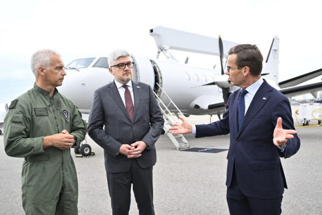 Sverige gir avanserte overvåkingsfly til Ukraina&nbsp;<span>(+)</span>