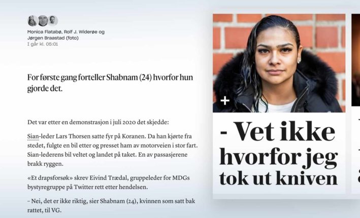 VG kjører partsinnlegg før ankesak for kvinnen som kræsjet SIAN-bil&nbsp;<span>(+)</span>