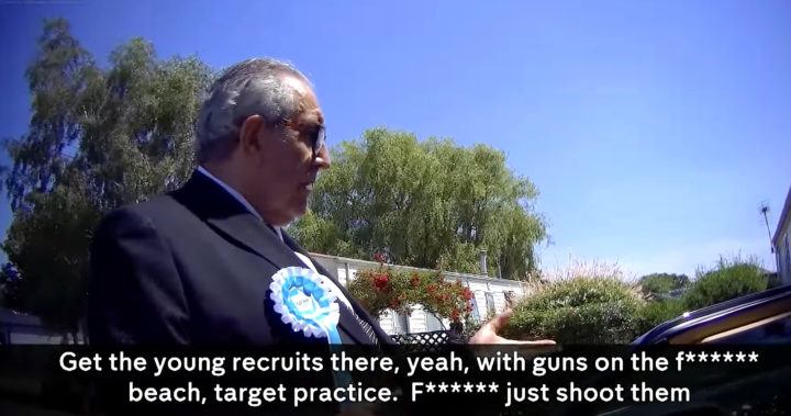 Hyret Channel 4 en «rasistisk» skuespiller for å sverte Nigel Farage?