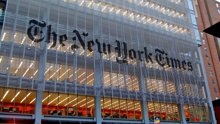 New York Times hiver Joe Biden under bussen