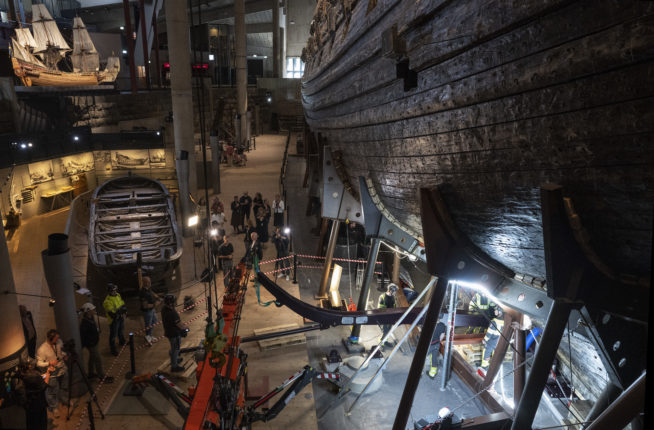 Vasaskipet reddes med nye støttevegger