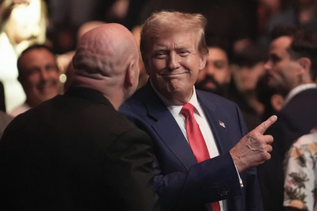 NTB skal ha det til at Trump truer med vold