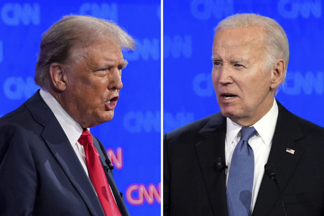 Presidentdebatten: Biden er ferdig