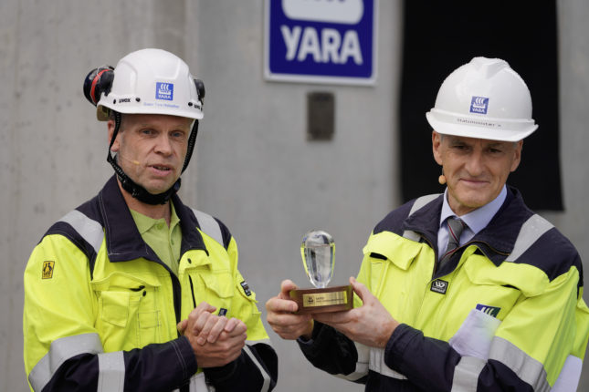 Yaras nye hydrogenanlegg åpnet i Porsgrunn&nbsp;<span>(+)</span>