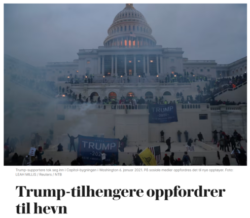 Norske mediers uredelige fordømmelse av konservative amerikanere