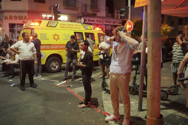 Houthiene traff Tel Aviv med drone