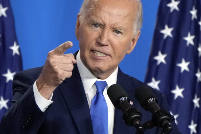 Øksa er på vei ned. Biden vil bli ofret på krigens alter