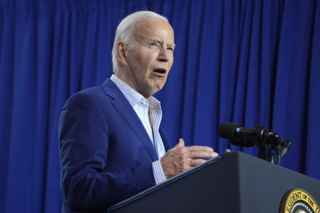 Presset mot Biden øker, han ligger 6 prosentpoeng under Trump nasjonalt
