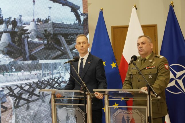 Polen vil skyte ned russiske raketter over Ukraina