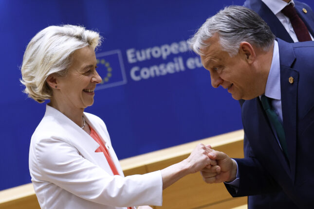 Von der Leyen og Orbán utkjemper en duell for åpen scene