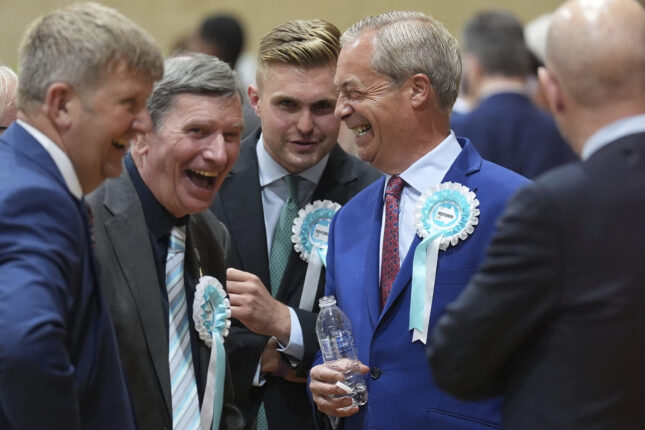 Trump gratulerer Farage&nbsp;<span>(+)</span>