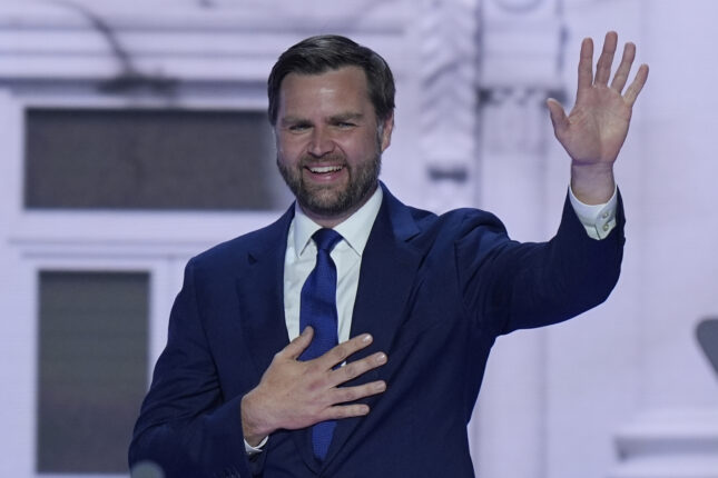 J.D. Vance gikk hardt ut mot Joe Biden i sin tale på RNC