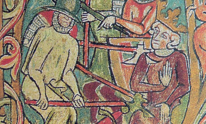 Olav den helliges fall (c.1390).