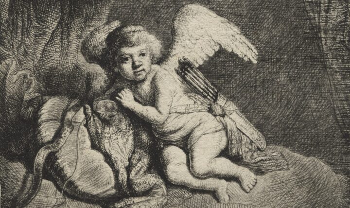 Hvilende Amor (1600-tallet).