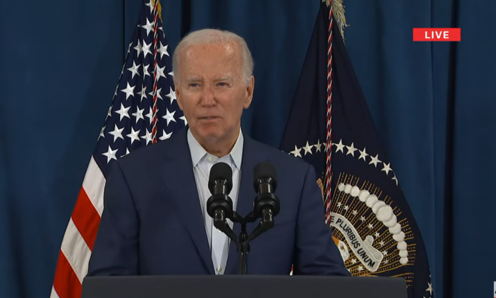 President Biden talte live etter skytingen