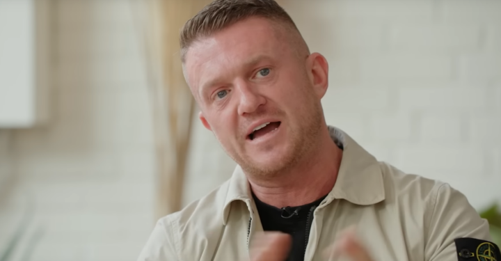 Direktør for engelsk språkterapigruppe ble etterforsket etter å ha fulgt Tommy Robinson på X