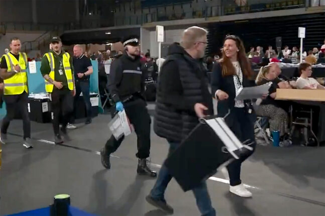 Politiet sikret bevis etter mistanke om valgfusk i Glasgow&nbsp;<span>(+)</span>
