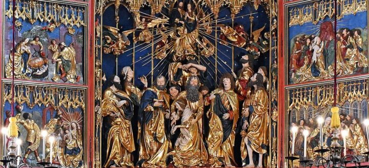 Høyalteret i Maria-katedralen i Kraków (1477-89).