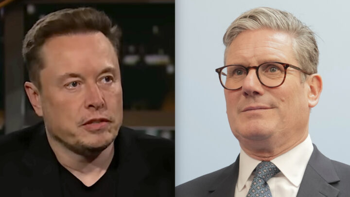 Elon Musk kritiserer Keir Starmer på X