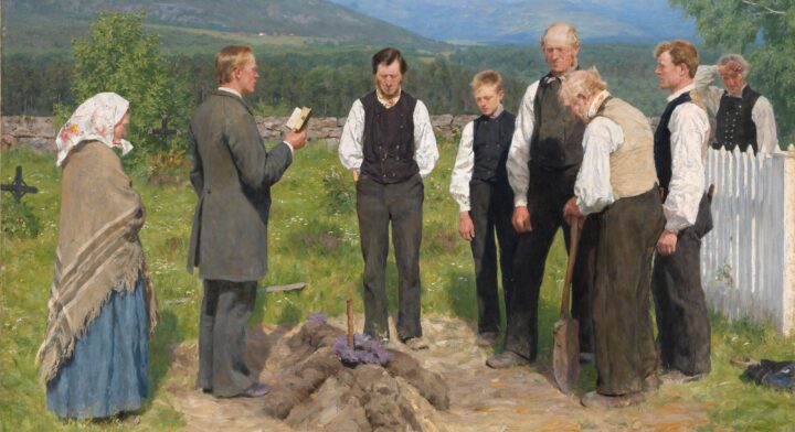 En bondebegravelse (1883-85).