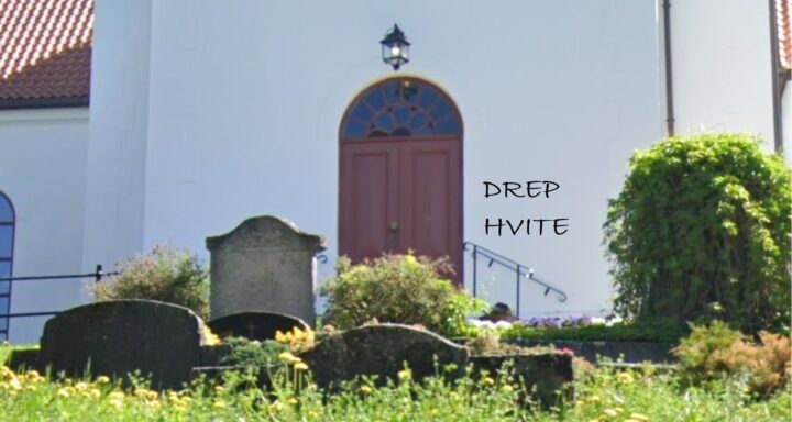 Politiet bekrefter: Taggingen på Heggen kirke med «drep hvite» er henlagt
