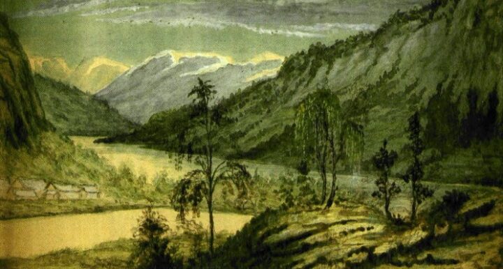 Hardangerfjorden (c.1853-57).