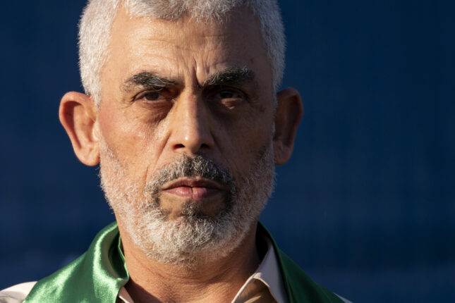Yahya Sinwar overtar for Haniyeh