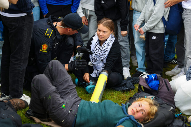 Equinors hagefest angrepet av klimapøbler