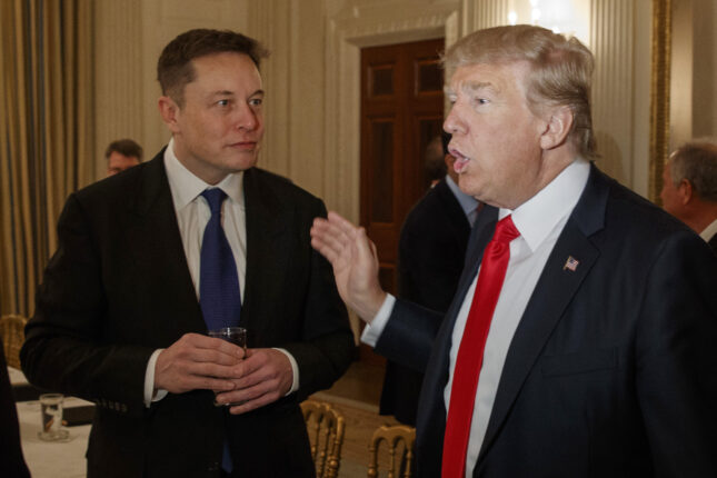 Teknisk trøbbel for Trump og Musk