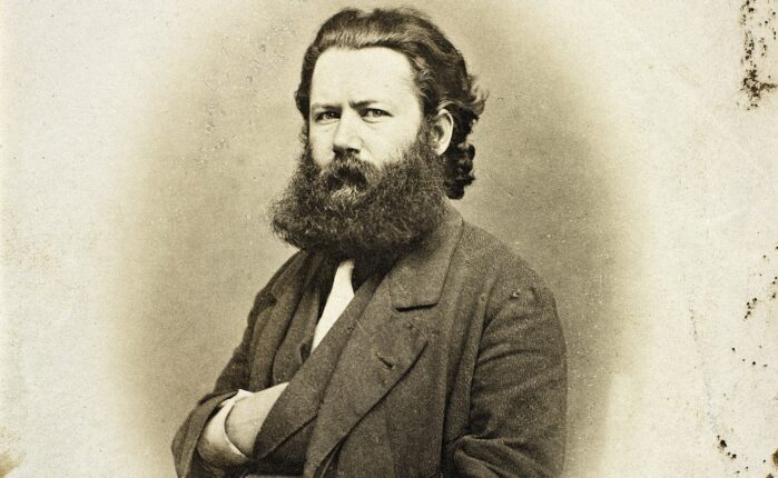 Portrett av Henrik Ibsen (1863-64).