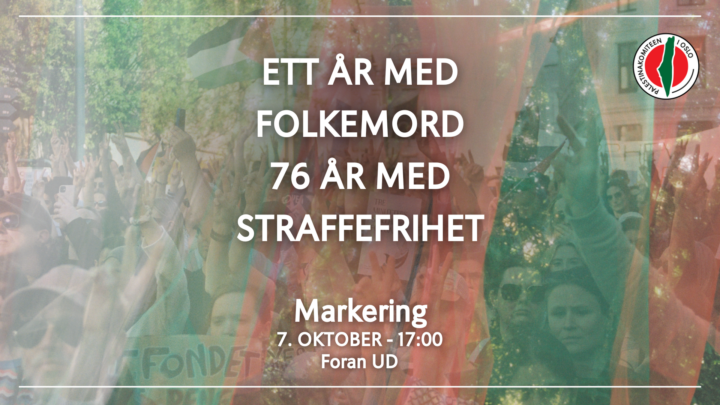 Palestinakomiteen skal ha en stor markering på ettårs&shy;dagen for at 1200 israelere ble myrdet: – Grotesk